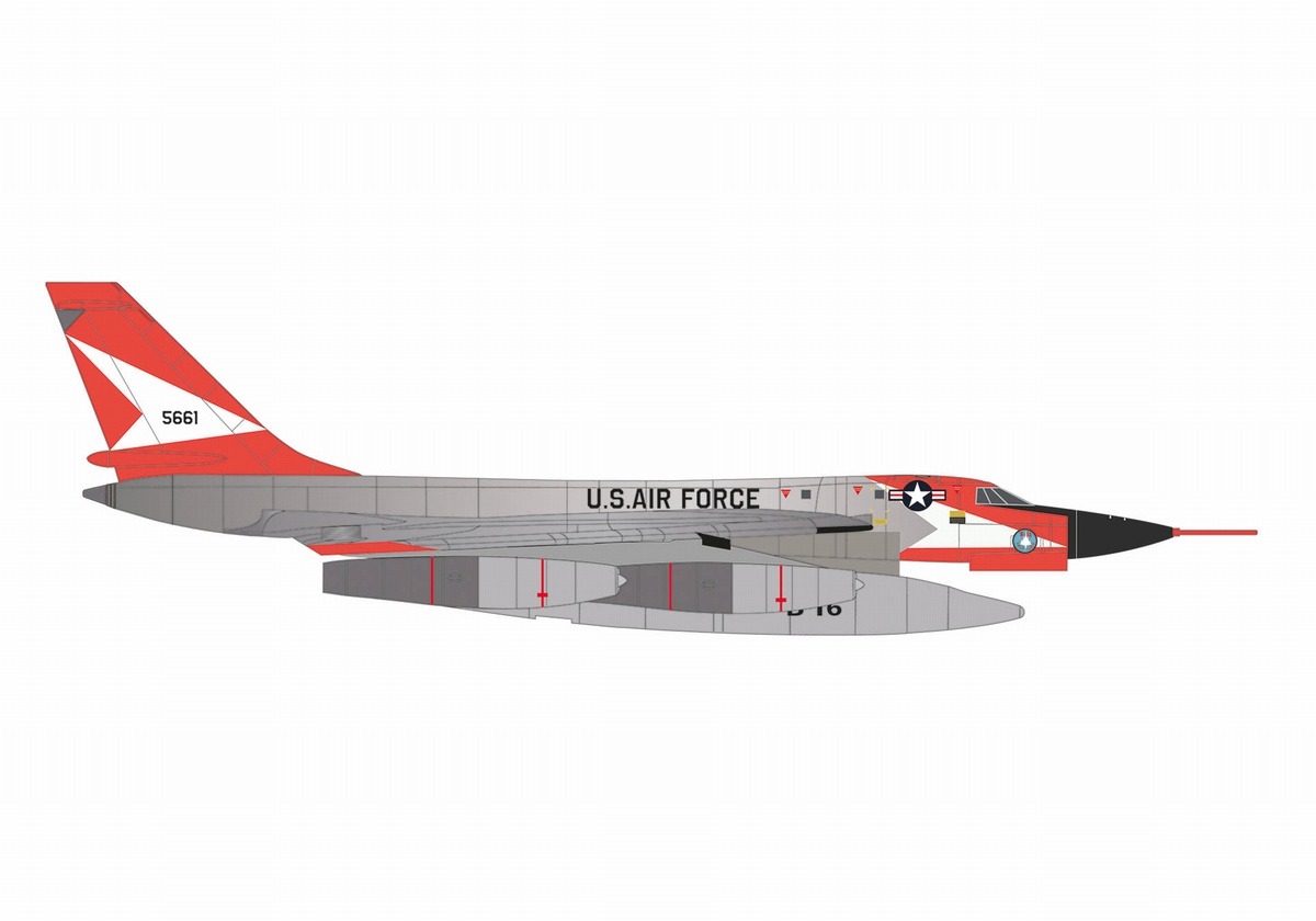 573160 Herpa U.S. Air Force / アメリカ空軍 Convair XB-58 Hustler