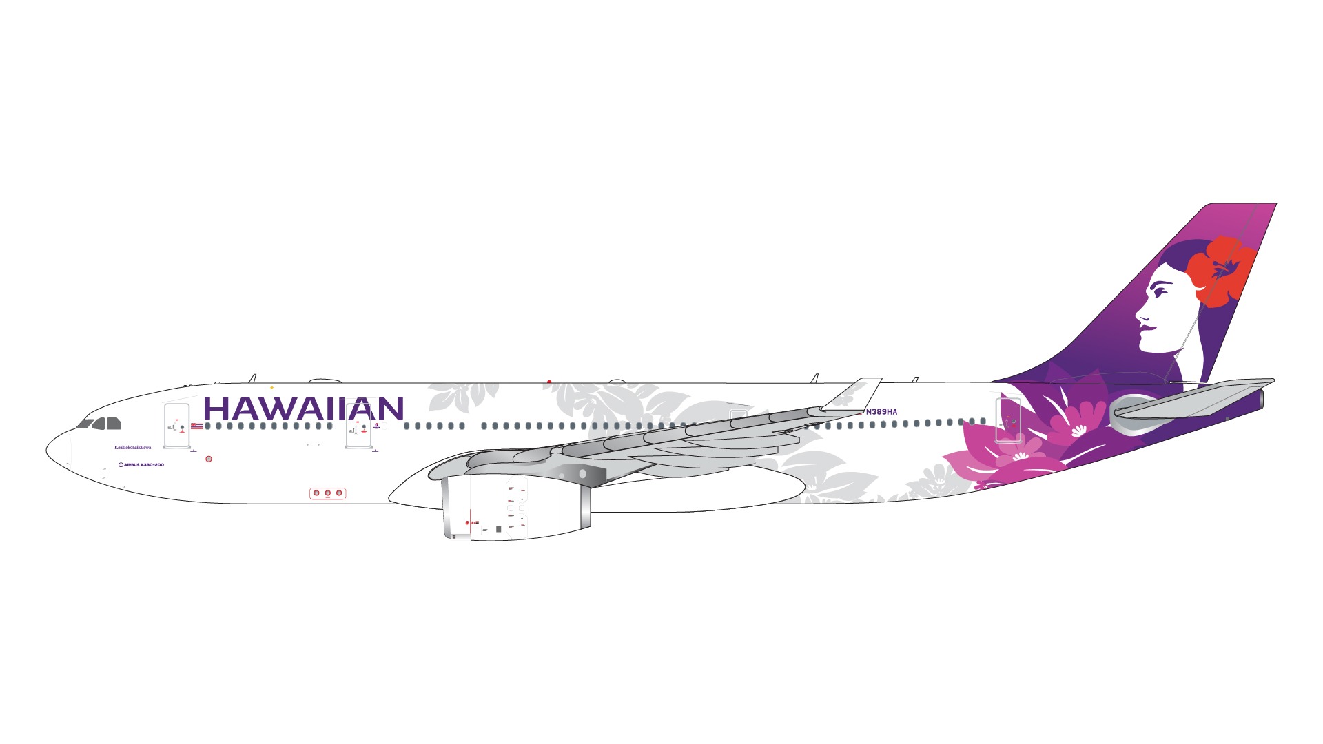 GJHAL2298 GEMINI JETS Hawaiian Airlines / ハワイアン航空 A330-200