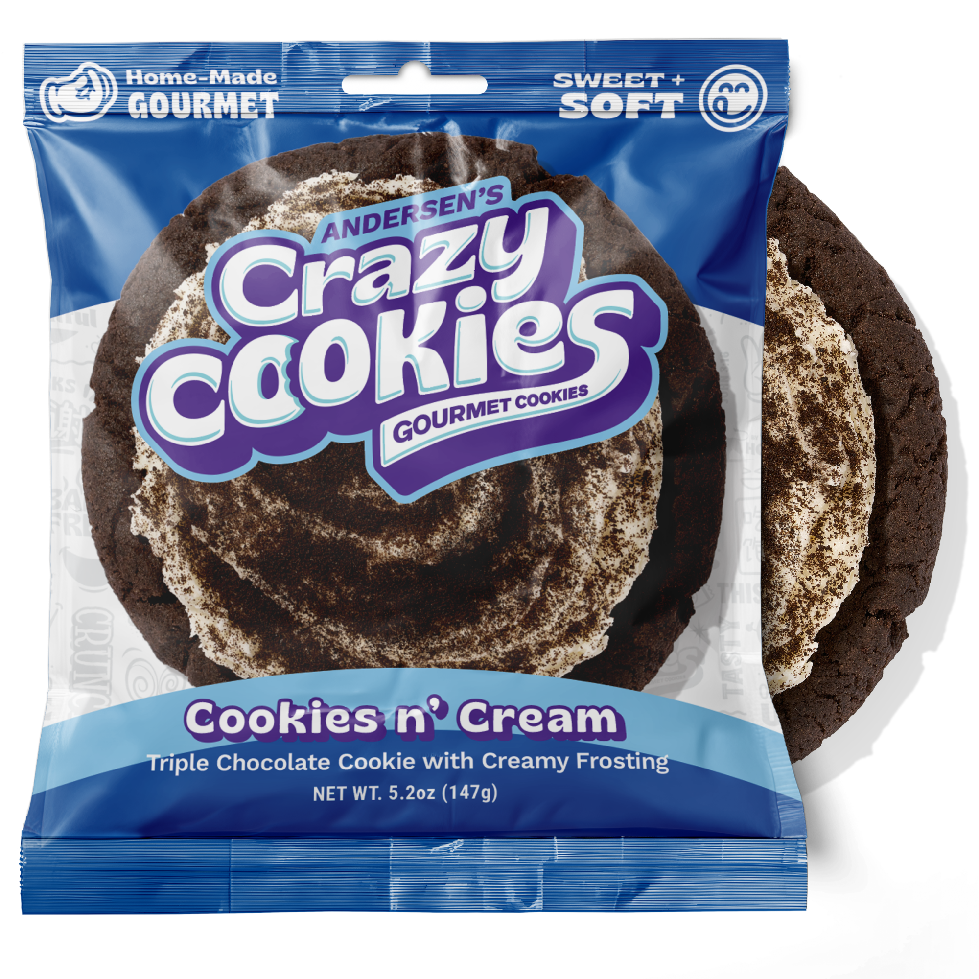 Cookies n Cream Cookies | Crazy Cookies