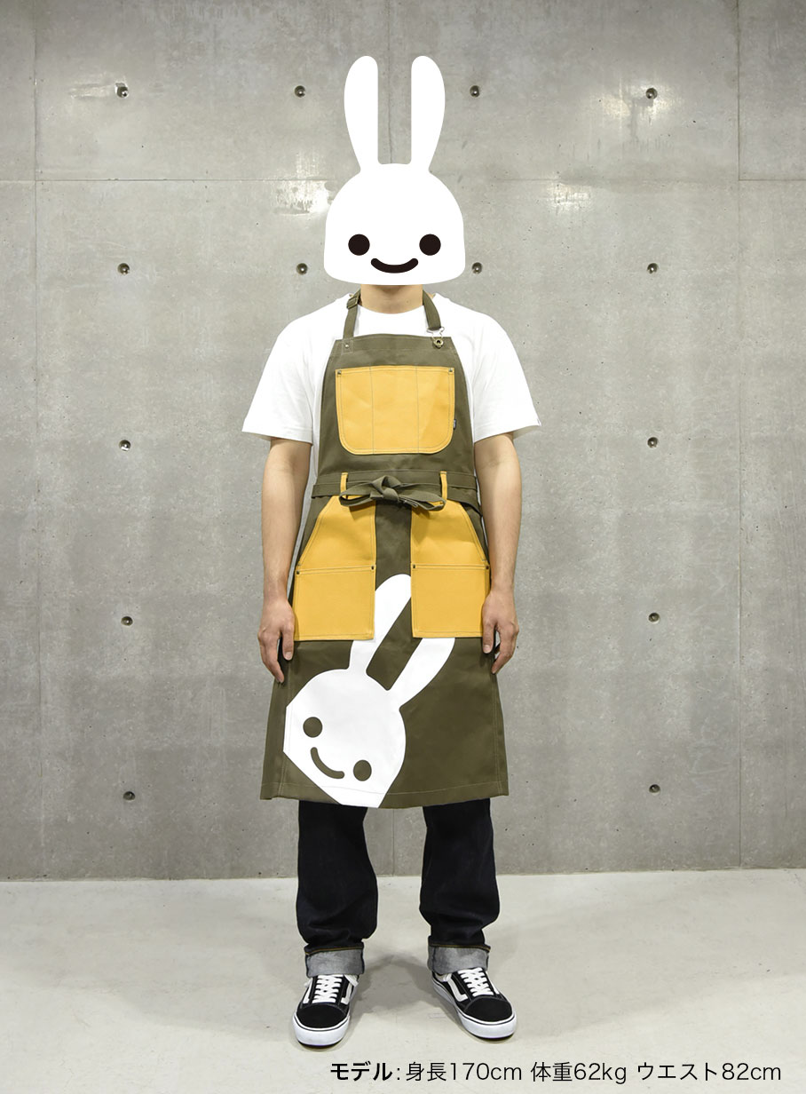 ワークエプロン｜ウサギがいる｜CUNE ONLINE STORE