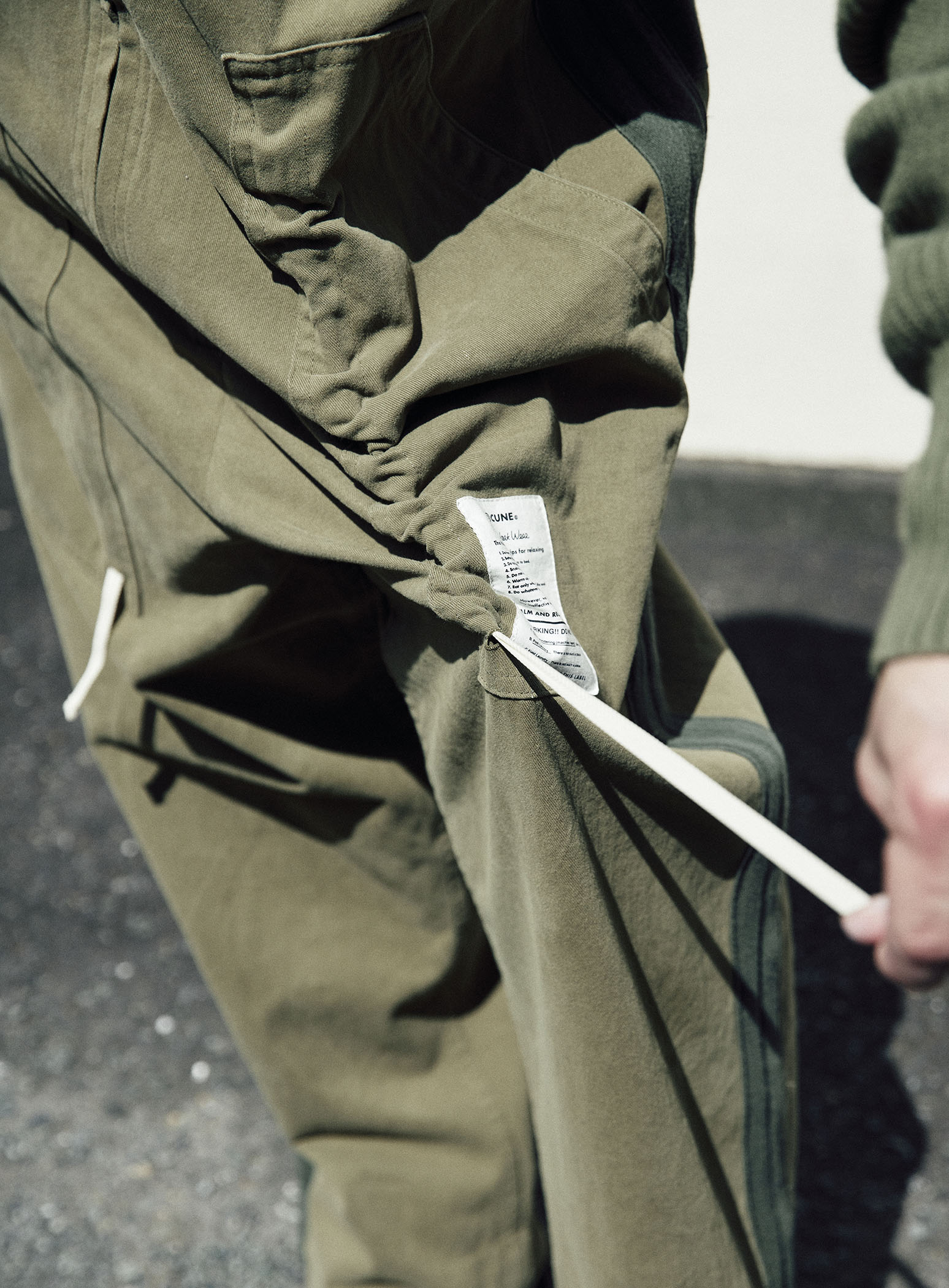 CUNE RELAX WORK WEARミリタリー風オーバーオール｜ウサギがいる｜CUNE