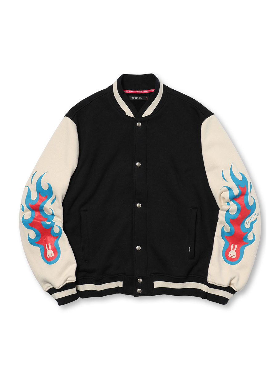 27周年スウェットスタジャン｜ウサギがいる｜CUNE ONLINE STORE