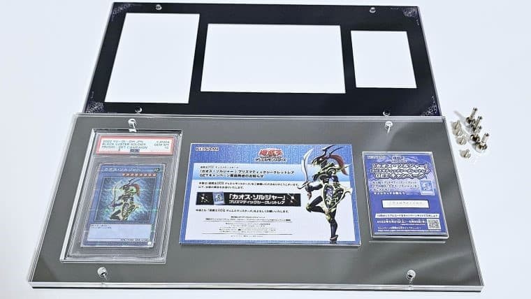 PSA+当選通知書+スクラッチカードを同時に飾れるLimited-Modelを