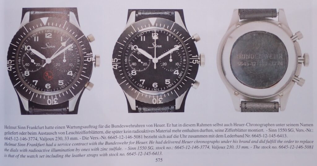 ジン 西ドイツ空軍 1550 SG BUND クロノグラフ 1960年代 | VINTAGE