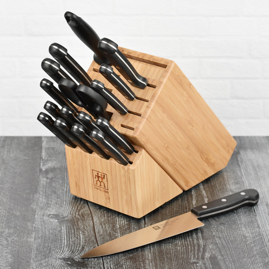 J.A. Henckels Gourmet Knife Block Set - 18 Piece – Cutlery and More