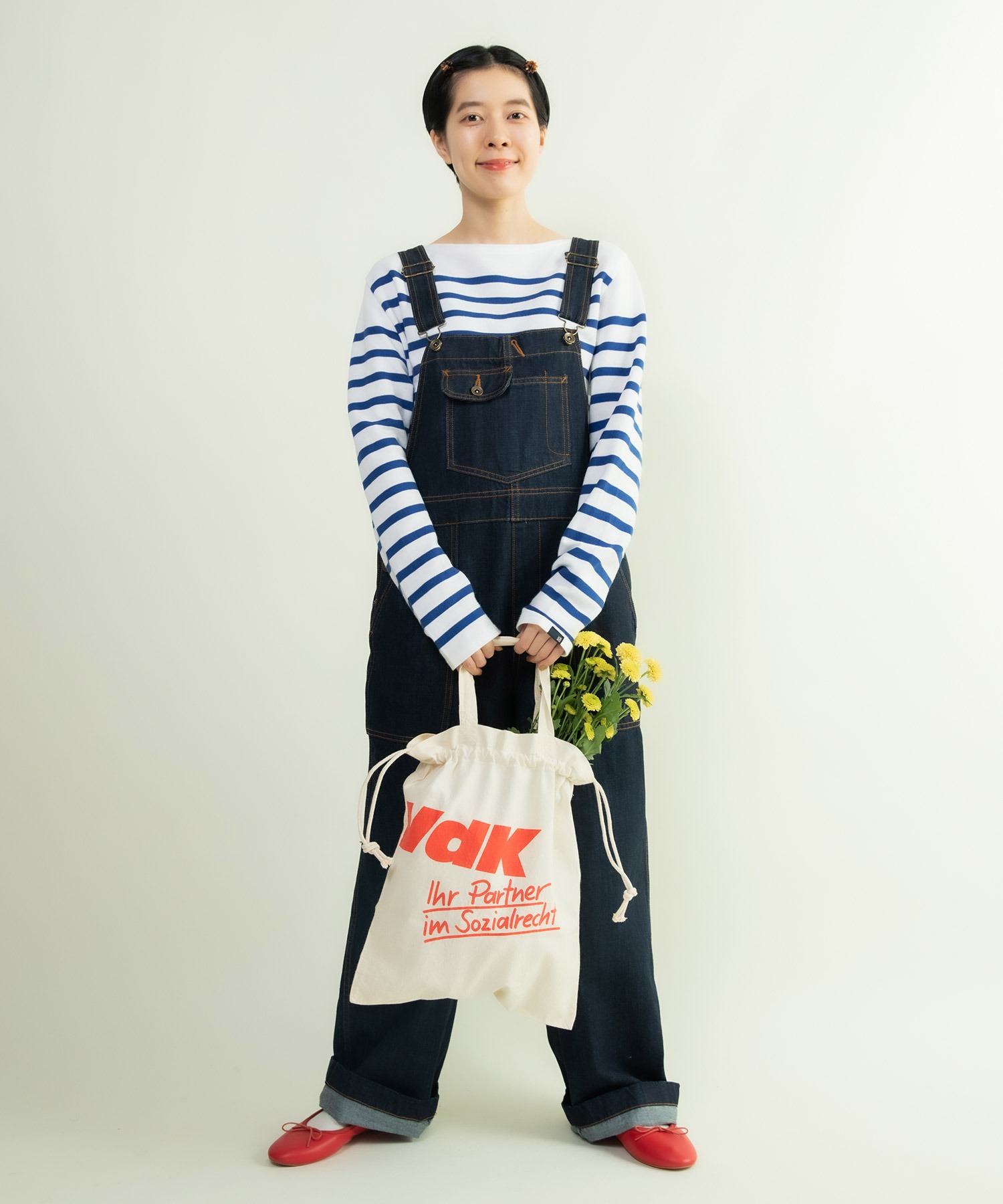 デニム/カツラギ/ヒッコリー サロペット