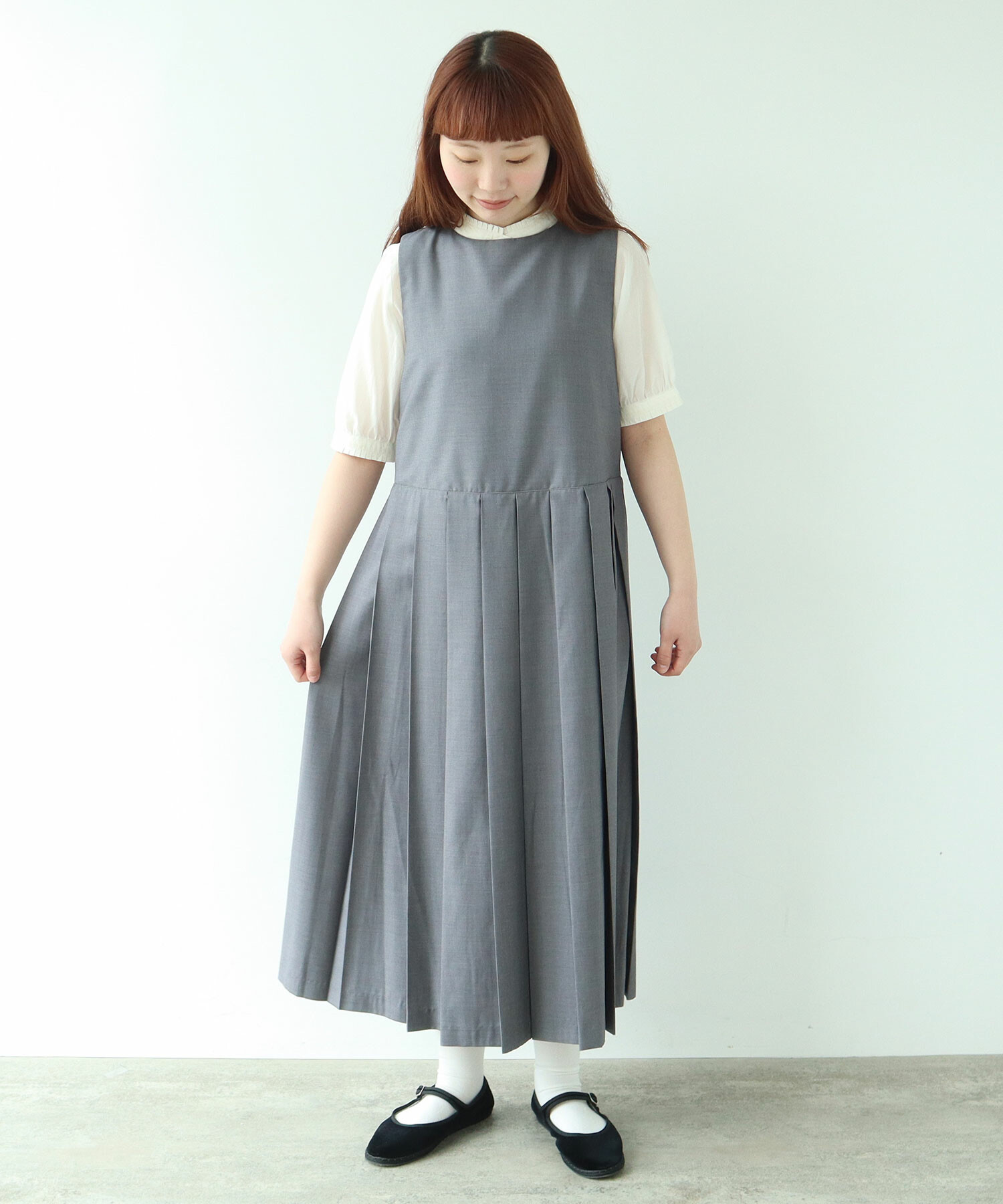 AMBIDEX Store ○T/R プリーツワンピース(F クロ): bulle de savon