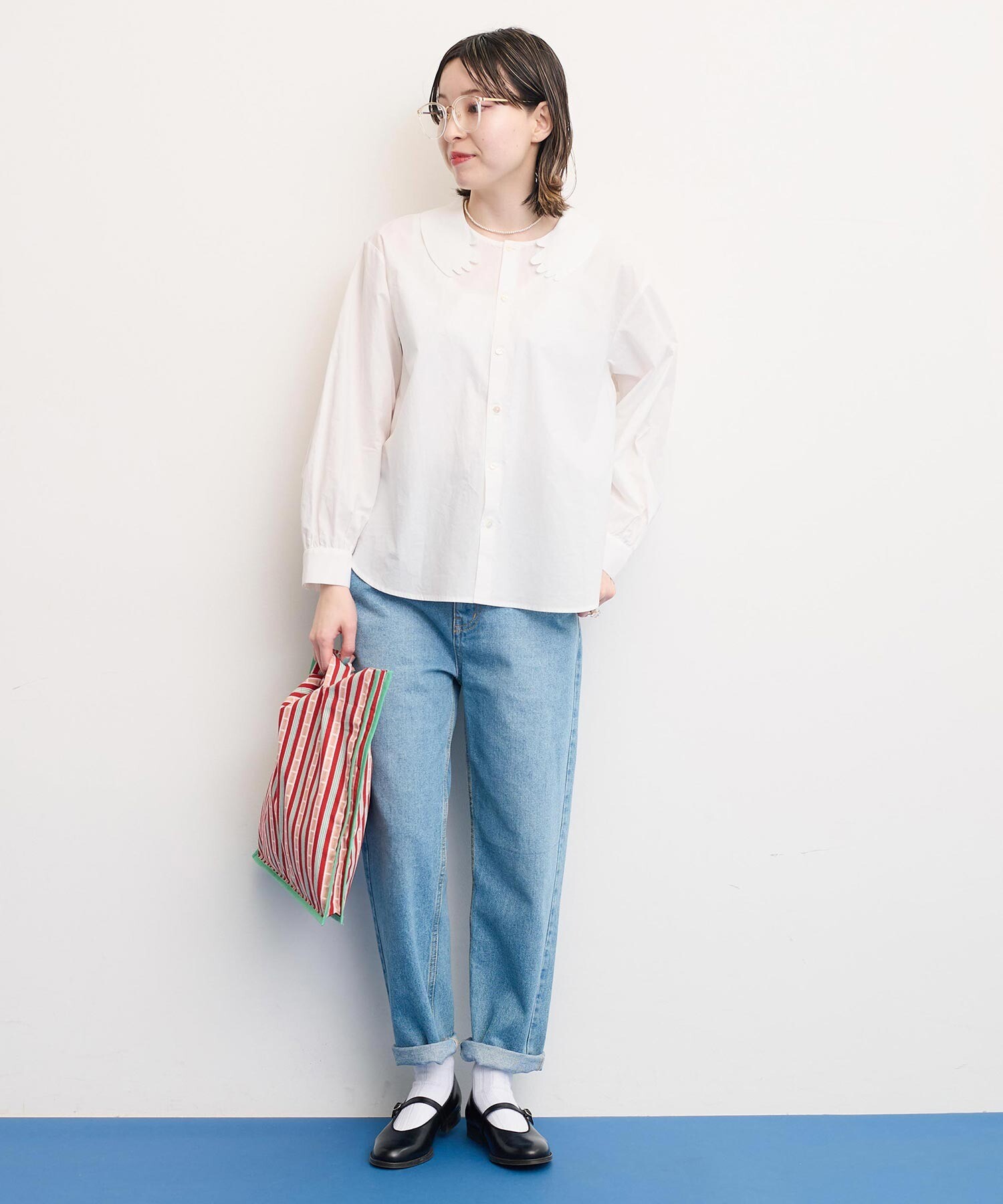 AMBIDEX Store 12.5oz デニム テーパードパンツ(S コン): l'atelier du