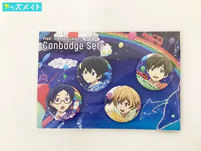 Free!・ハイ☆スピードグッズ買取】 缶バッジ・アクスタ・ぬいぐるみ等