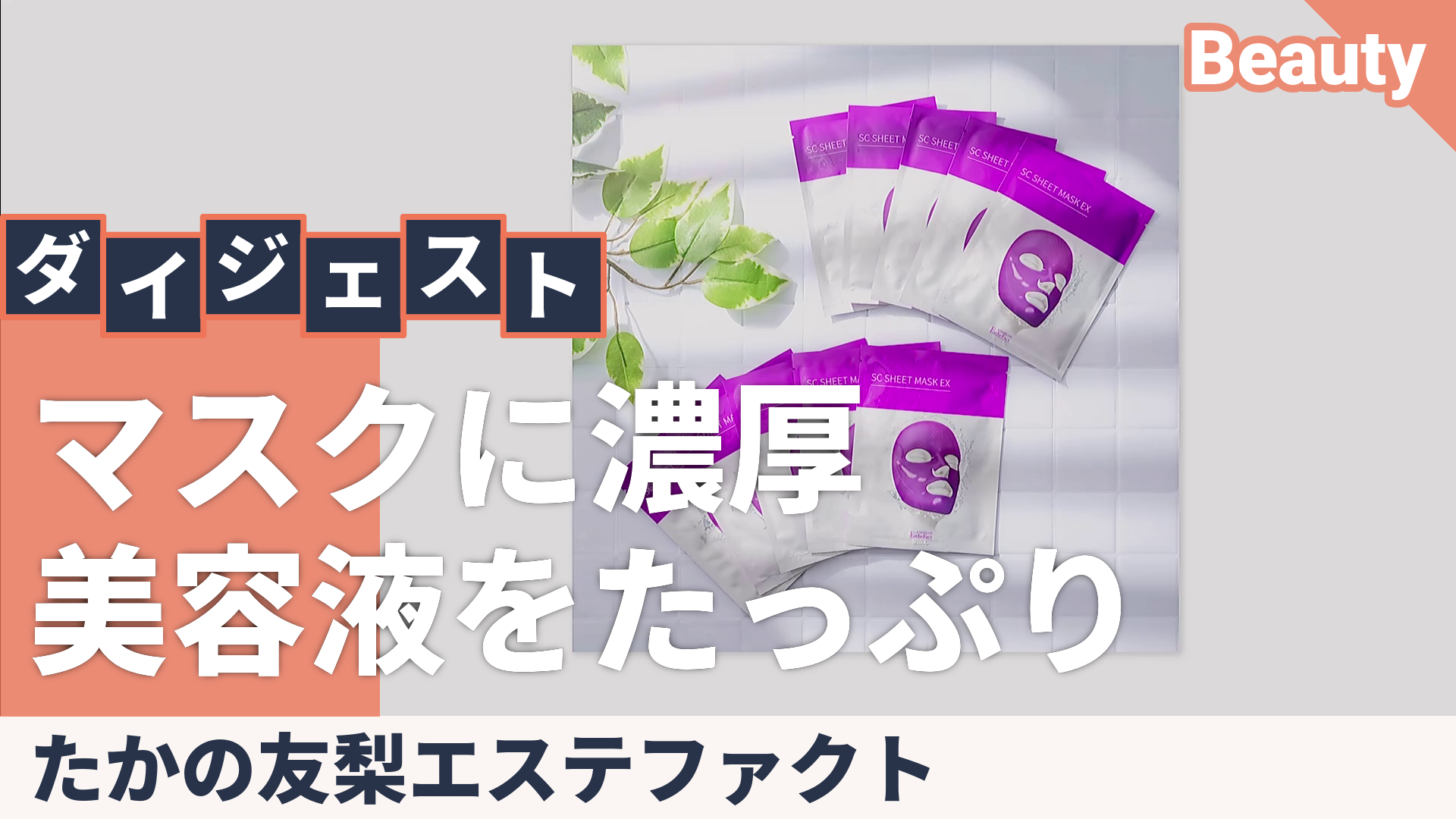 たかの友梨エステファクト SCシートマスクEX 10枚 たかの友梨エステ