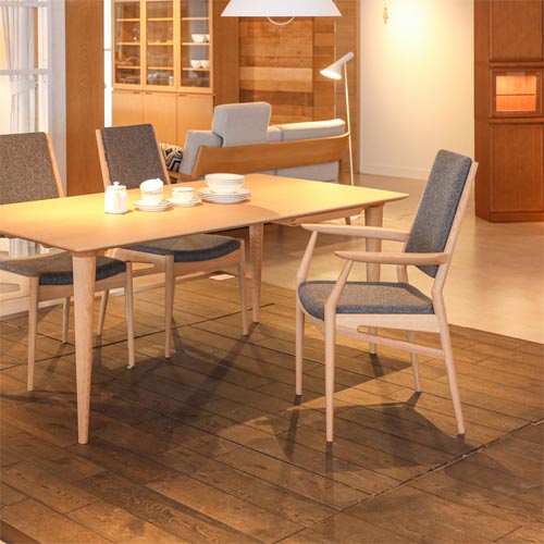 飛騨家具 nissin 日進木工 Grow グロウ 背張チェア 国産家具 無垢