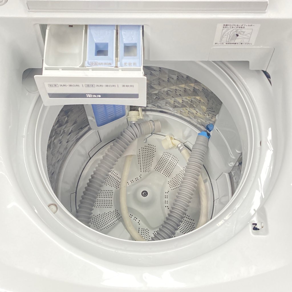 10kg 全自動洗濯機 パナソニック NA-FA100H6 2019年製造 ホワイト 自動