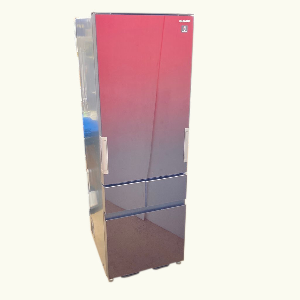 415L プラズマクラスター 4ドア冷蔵庫 シャープ SJ-GT42E-R 2018年製
