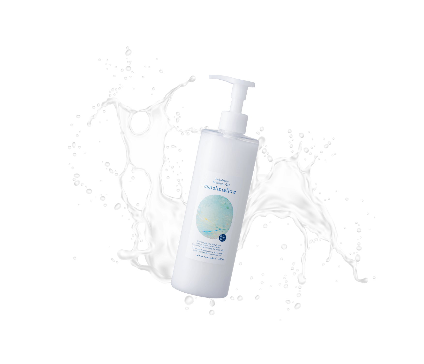 モイスチャージェル マシュマロ marshmallow 400ml ｜ ばぶばぶストア