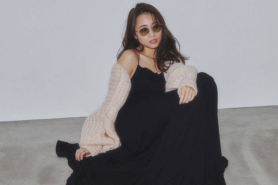 Zoff｜AOI IHARA ボストン型カラーレンズサングラス/ブラウン×ブラウン