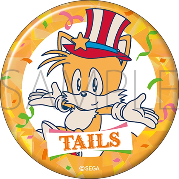 ソニックX ソニック・ザ・ヘッジホッグ バースデー記念 缶バッジ