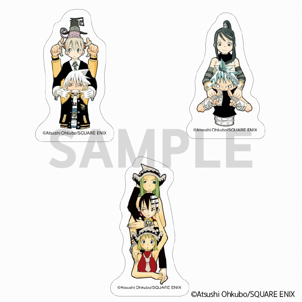 ソウルイーター展事後通販 ステッカーセット A: キャラグッズ