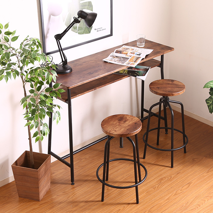 ほ*に様 ヴィンテージ カウンターテーブル 幅120 ダイニングテーブル