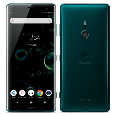 SIMロック解除済】docomo Xperia XZ3 SO-01L Forest Green|中古