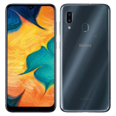 SIMロック解除済】au Galaxy A30 SCV43 ブラック|中古スマートフォン