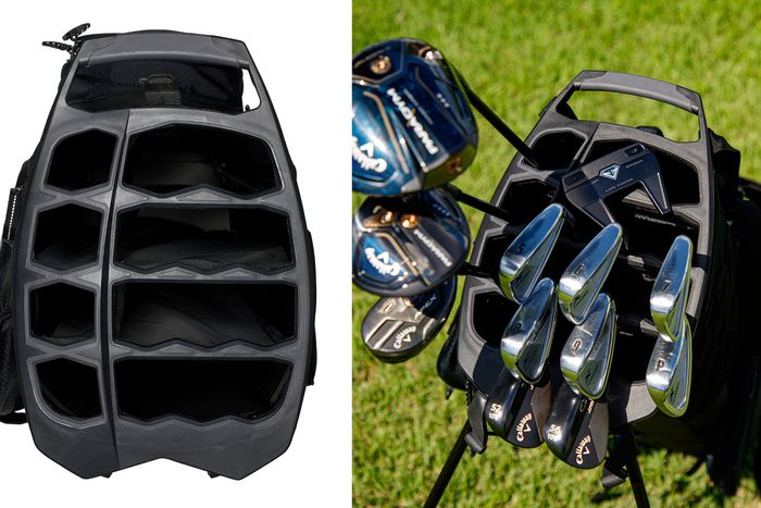 オジオの新作キャディバッグにはいつでも整然と臨戦態勢を保つ賢い口枠