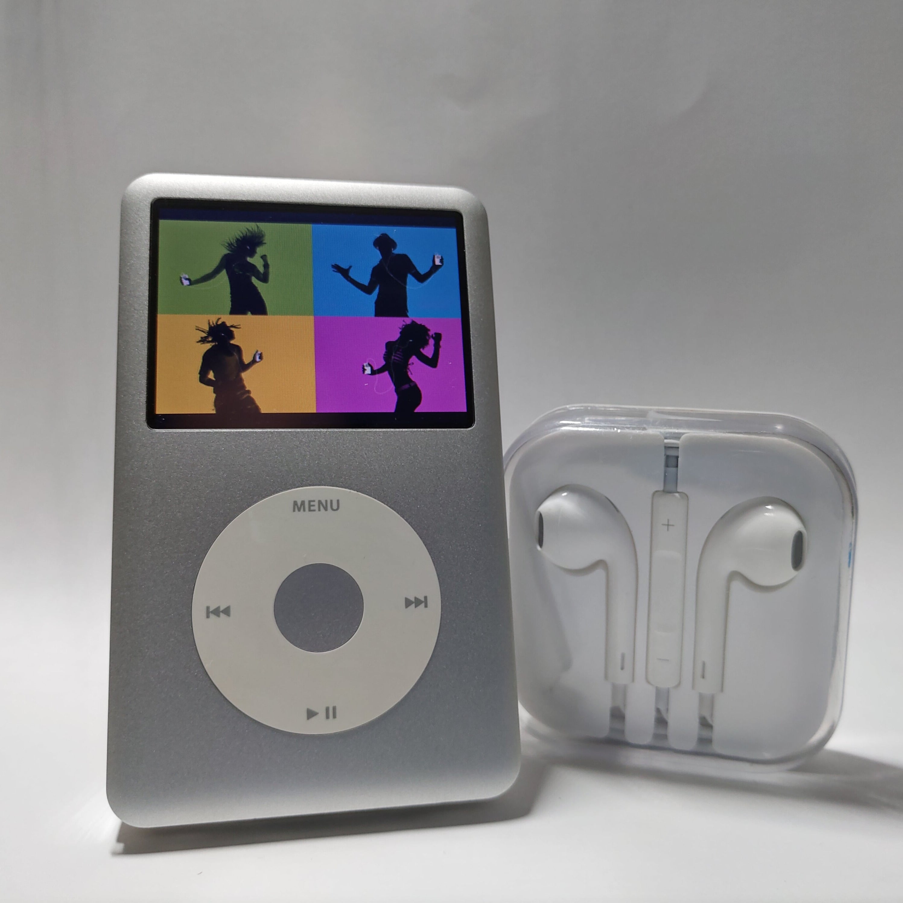 iPod classic - Silver | Flash Storage and Extended Battery – DCG !Pod