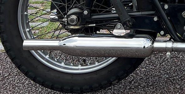 バイクのマフラーを製作,トライアンフ,ボンネビル,T100,大和ステンレス