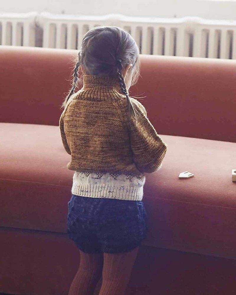 Misha and Puff Popcorn Bloomers, Ink - 100% merino wool unisex