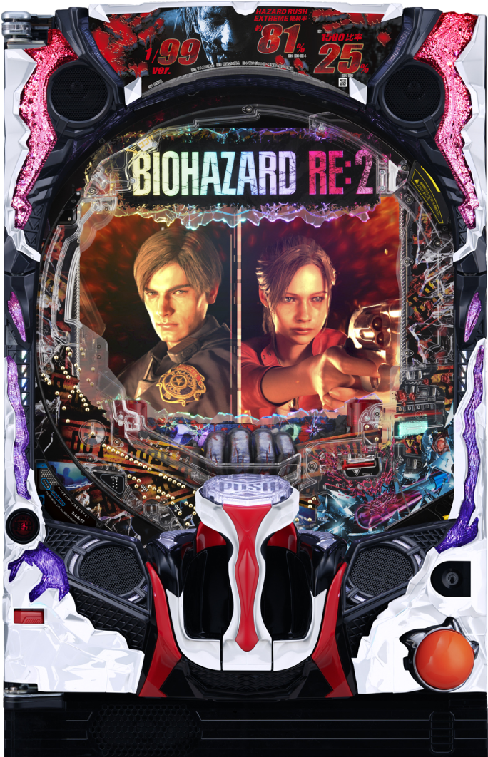 Pバイオハザード RE:2 ごらくバージョン｜ぱちんこ｜HAZUSE DATA｜実践