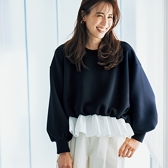 THREE SQUARE]モチモチフリルプルオーバー | KOBUNSHA SELECT SHOP