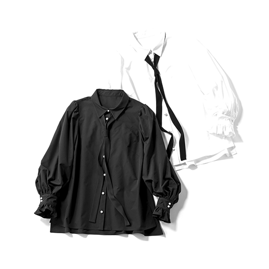 THREE SQUARE]パールボウタイブラウス | KOBUNSHA SELECT SHOP