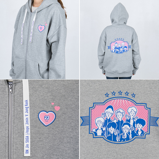 BTS WORLD]ジップアップパーカー | KOBUNSHA SELECT SHOP | [BTS WORLD