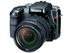 ソニー、α100と純正18-200mmの「高倍率ズームレンズキット」
