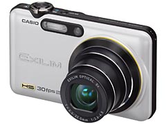 カシオ、高速連写モデルに薄型5倍ズーム機