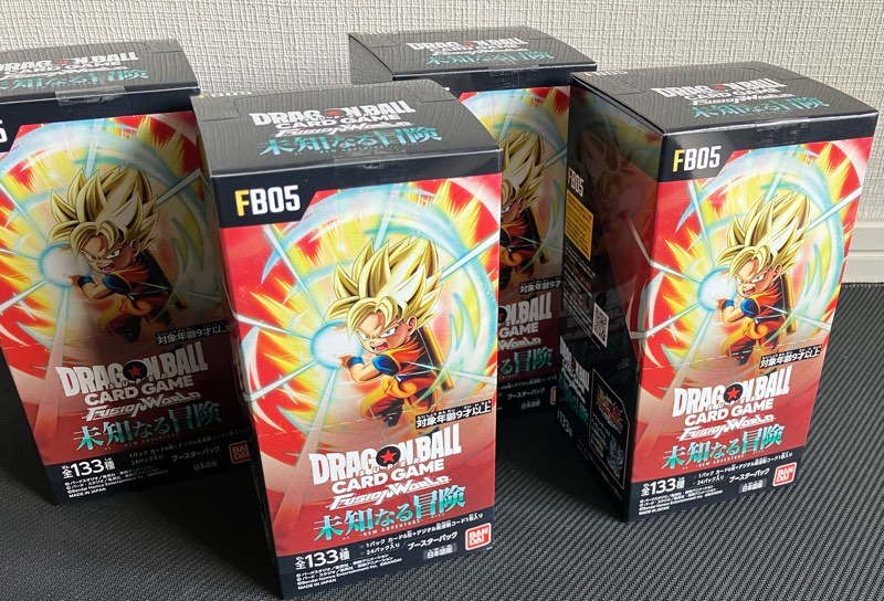 未知なる冒険】ブースターパック第5弾/4BOX開封結果一挙公開！【DBFW
