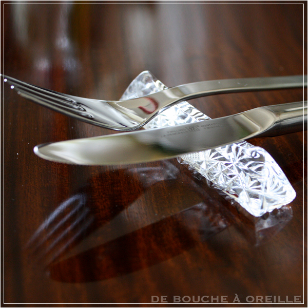 オールドバカラ アンティーク DE BOUCHE A OREILLE / porte-couteau