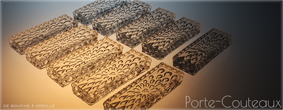 オールドバカラ アンティーク DE BOUCHE A OREILLE / PORTE COUTEAUX