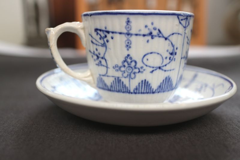 カップ＆ソウサー サキソニー柄 - フランスアンティークのお店 rendez