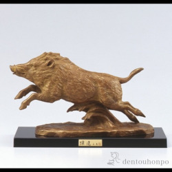 送料無料】 銅製 座牛 30号 / お正月 新年 子 辰 龍 午 丑 高岡銅器