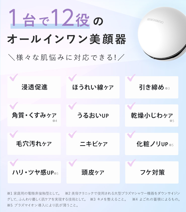 瞬間美肌のプラズマ美顔器 Un（アン) | エイジングケア・ニキビ予防