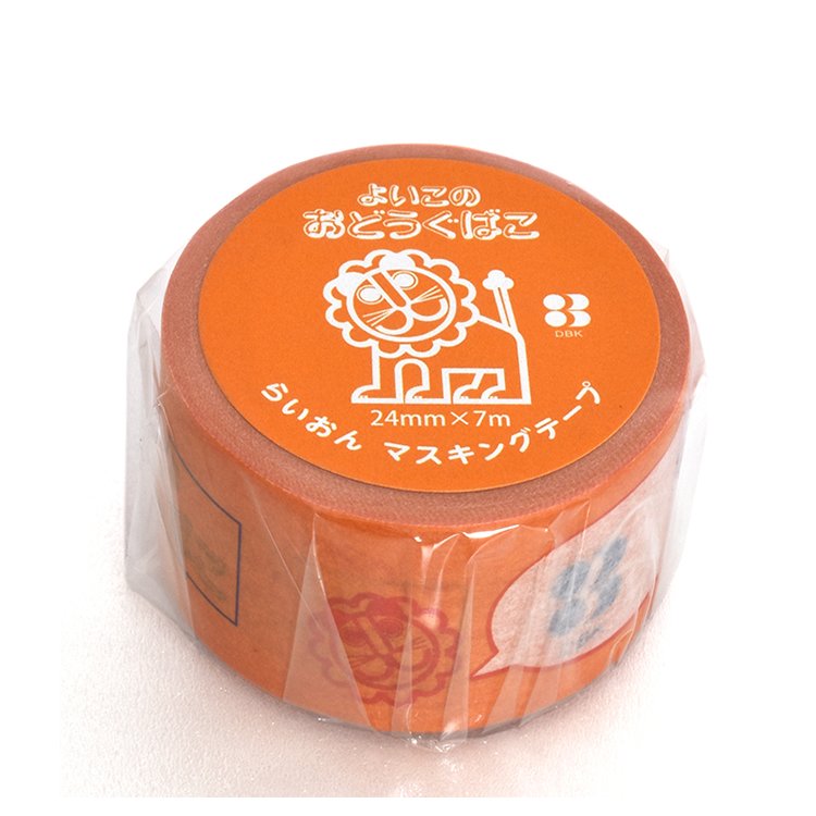 らいおんマスキングテープ 24mm｜株式会社デビカ