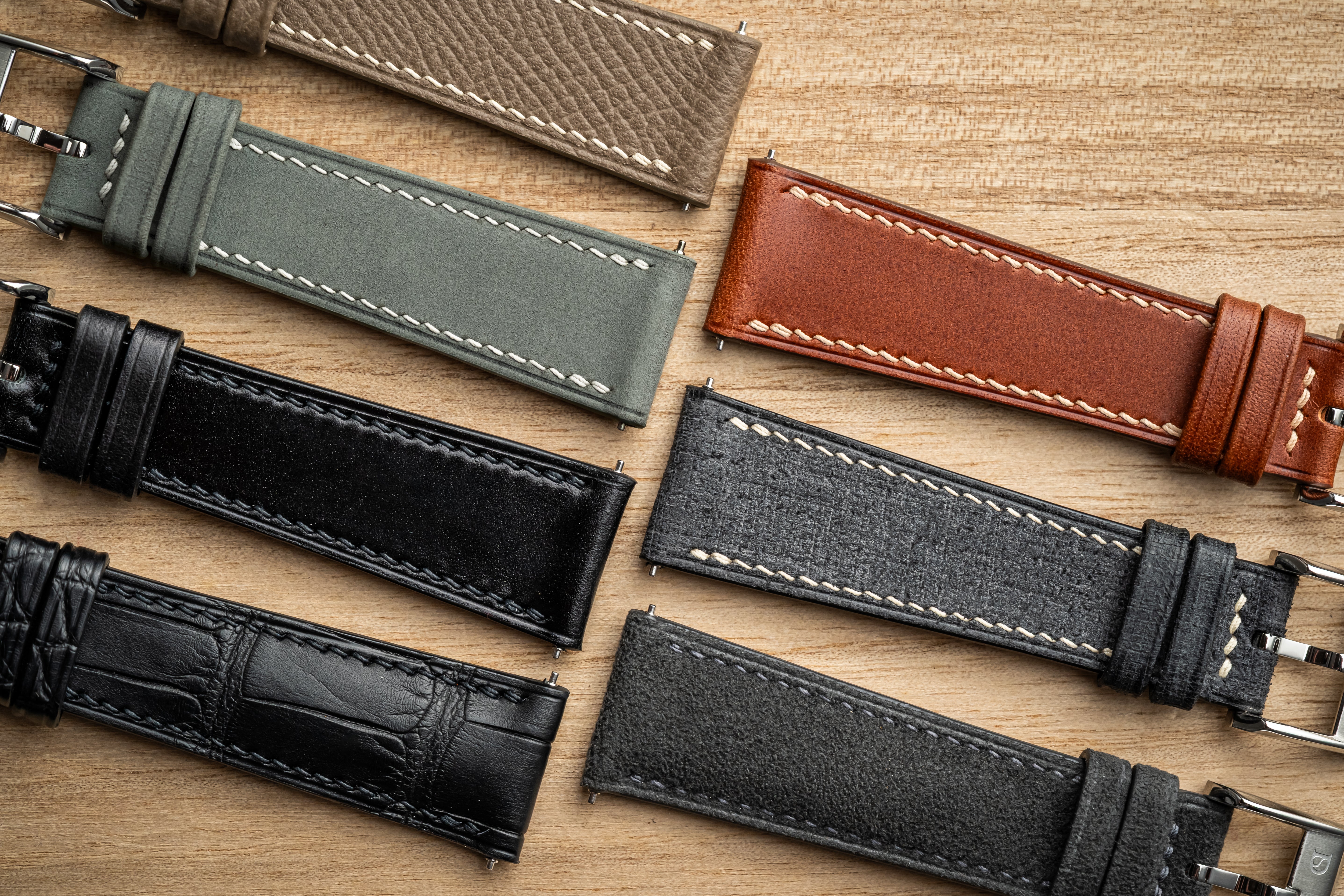 Matte Black Alligator Signature (Curved) Strap – Delugs