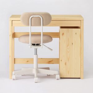 無印良品もリビング学習対応！？コンパクトなパイン材デスクとスチール