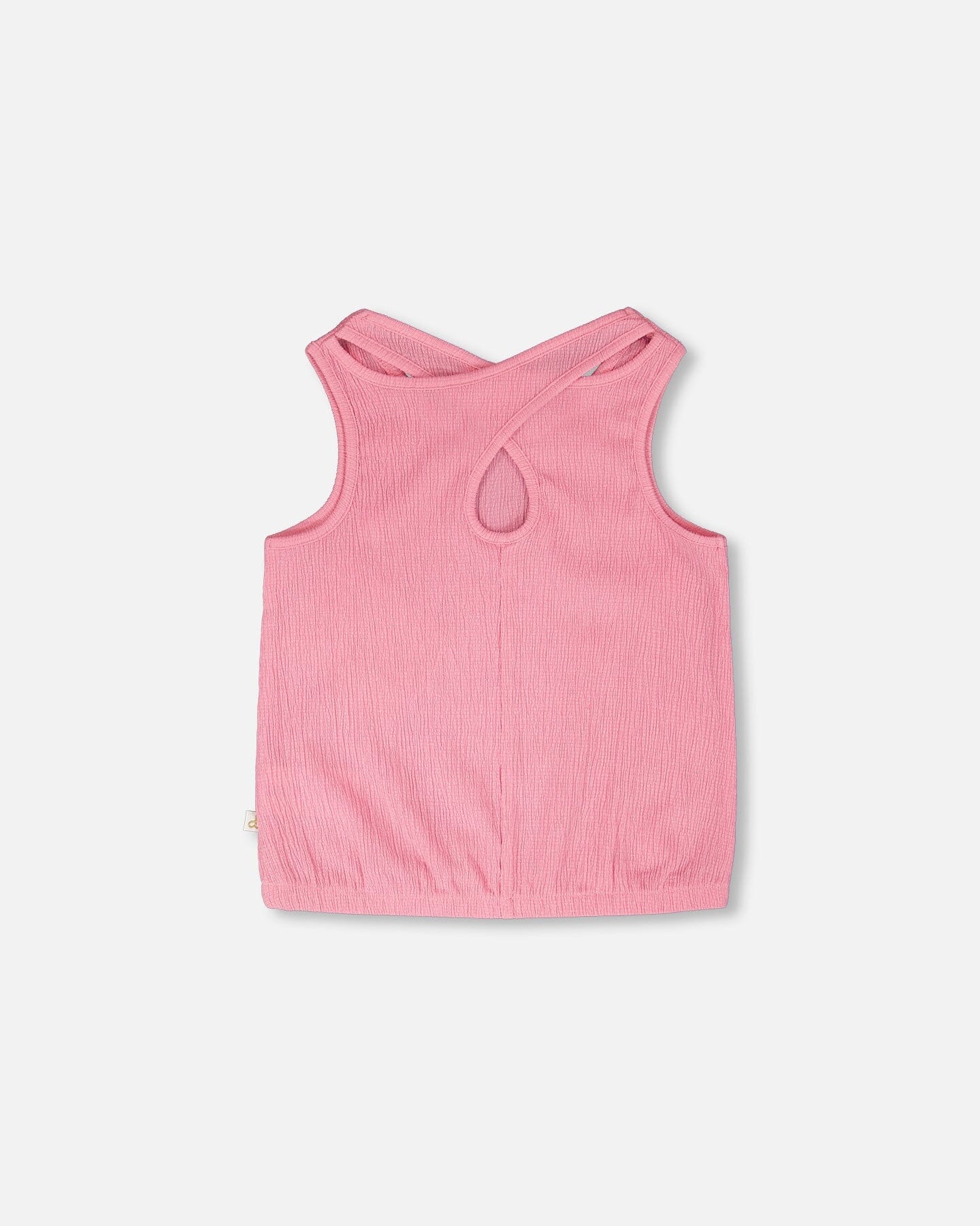 Crinkle Jersey Tank Top Pink - Deux par Deux