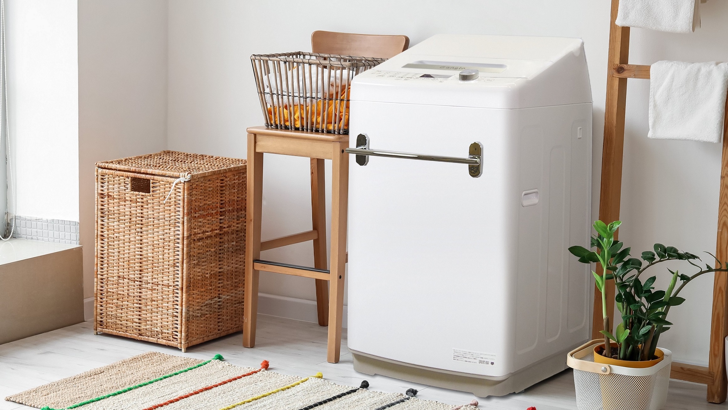 エディオンのPB「e angle」にアプリで遠隔操作できる7kgの全自動洗濯機