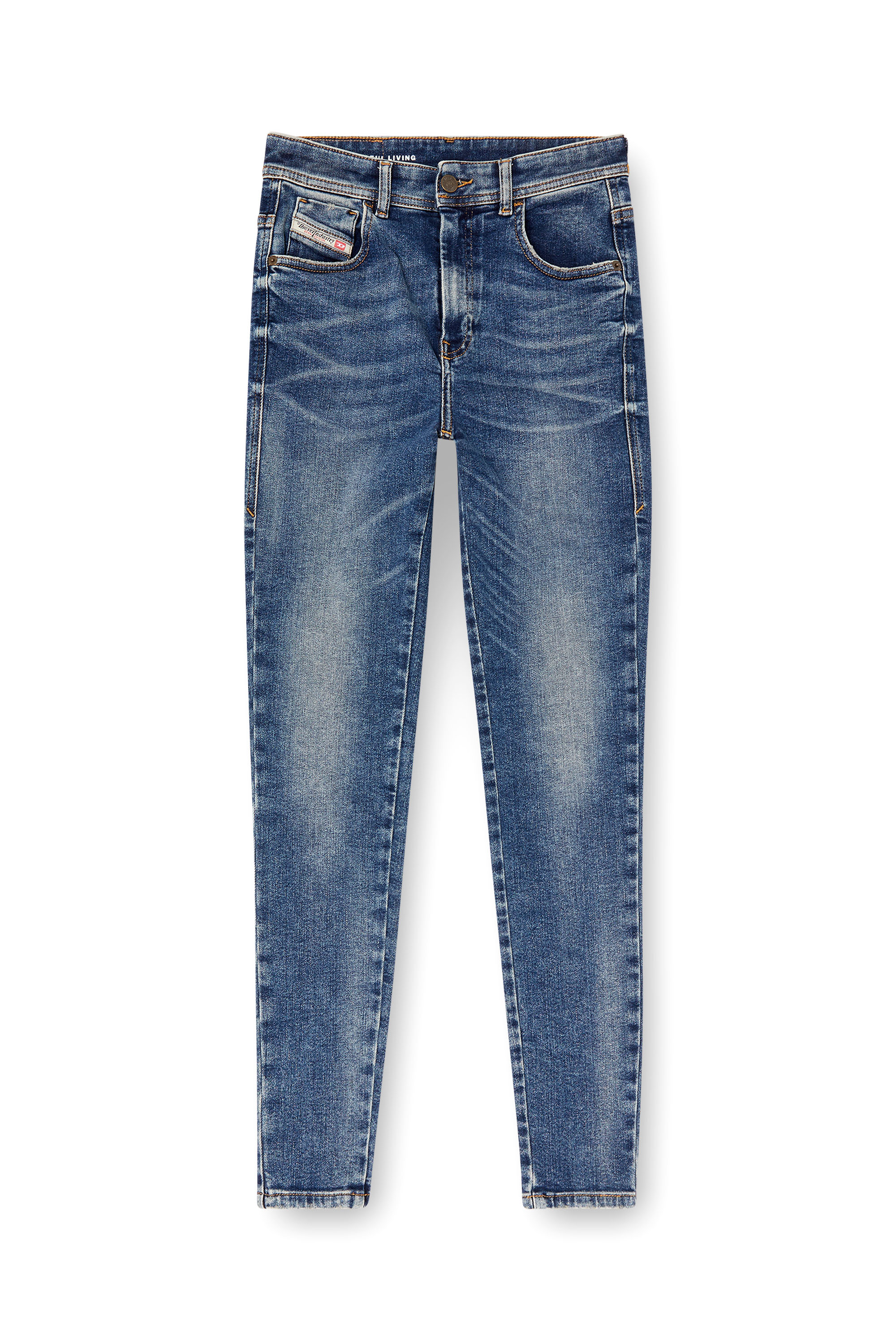 Women's Skinny Jeans | Medium Blue | Diesel 1984 Slandy-High