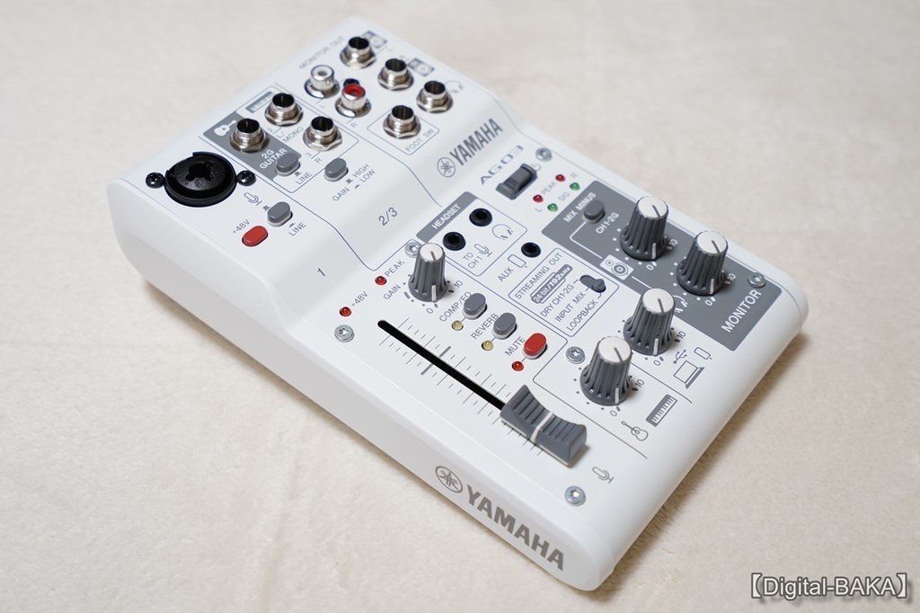 YAMAHA ヤマハ ウェブキャスティングミキサー AG03（403） Amazon.co