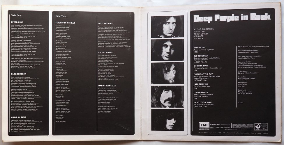 Deep Purple / In Rock (UK Early Press) - DISK-MARKET