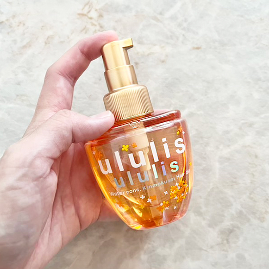 ヘアオイルも大人気〝金木犀の香り〟【ウルリス】シャンプーとのライン