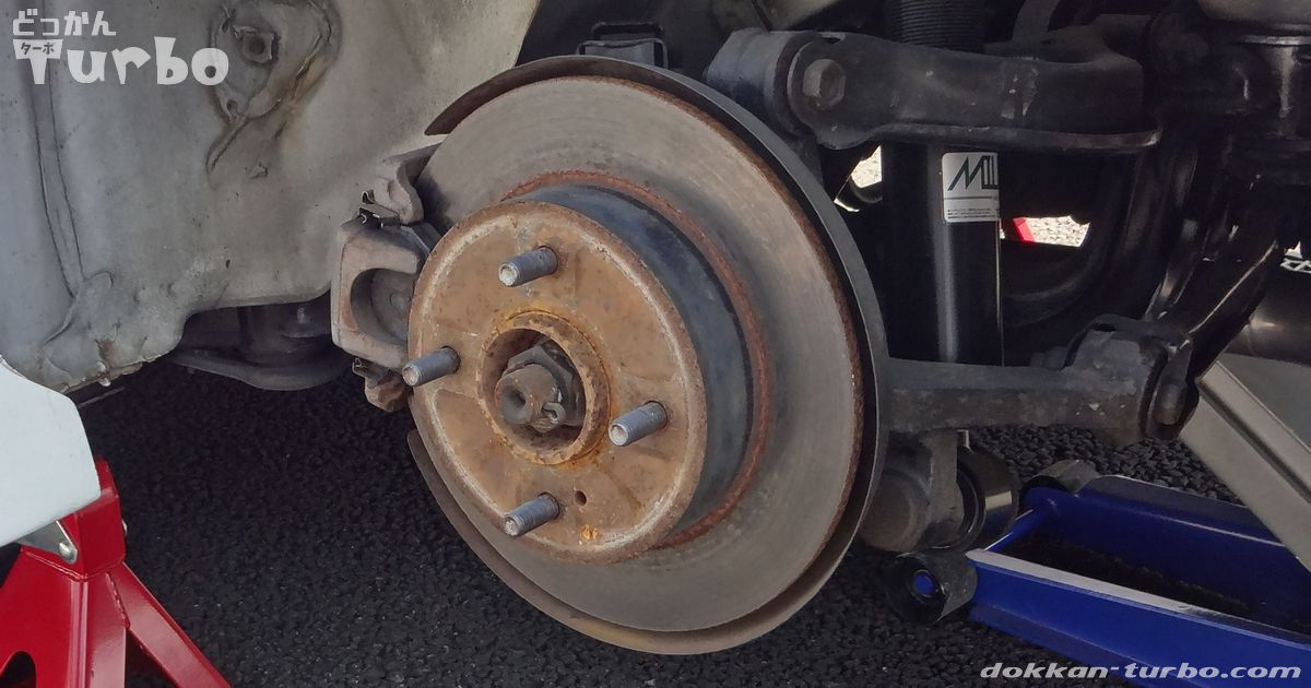 RPS13] 180SXの5穴化！リアハブをS15純正5穴ハブに交換してみた